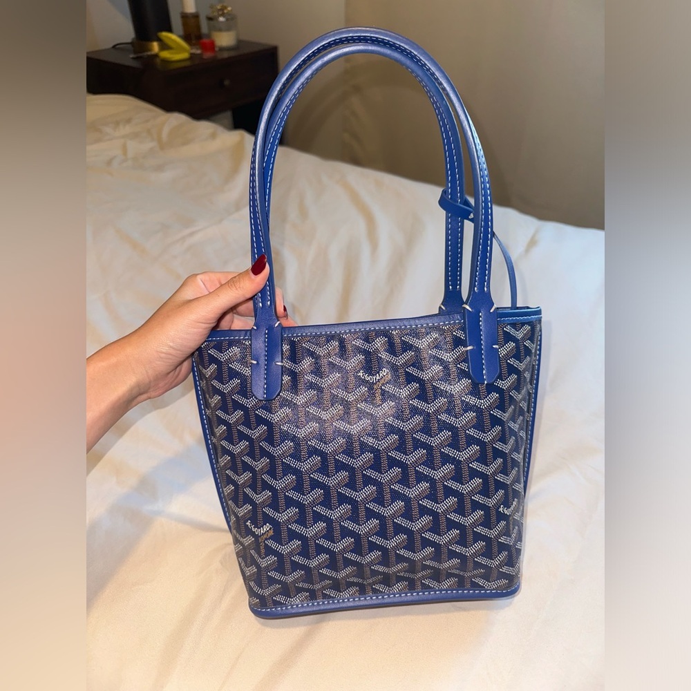 GOYARD MINI ANJOU IN BLUE